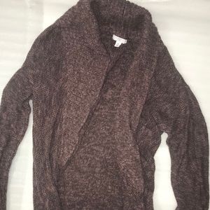 Maroon BP cardigan sweater